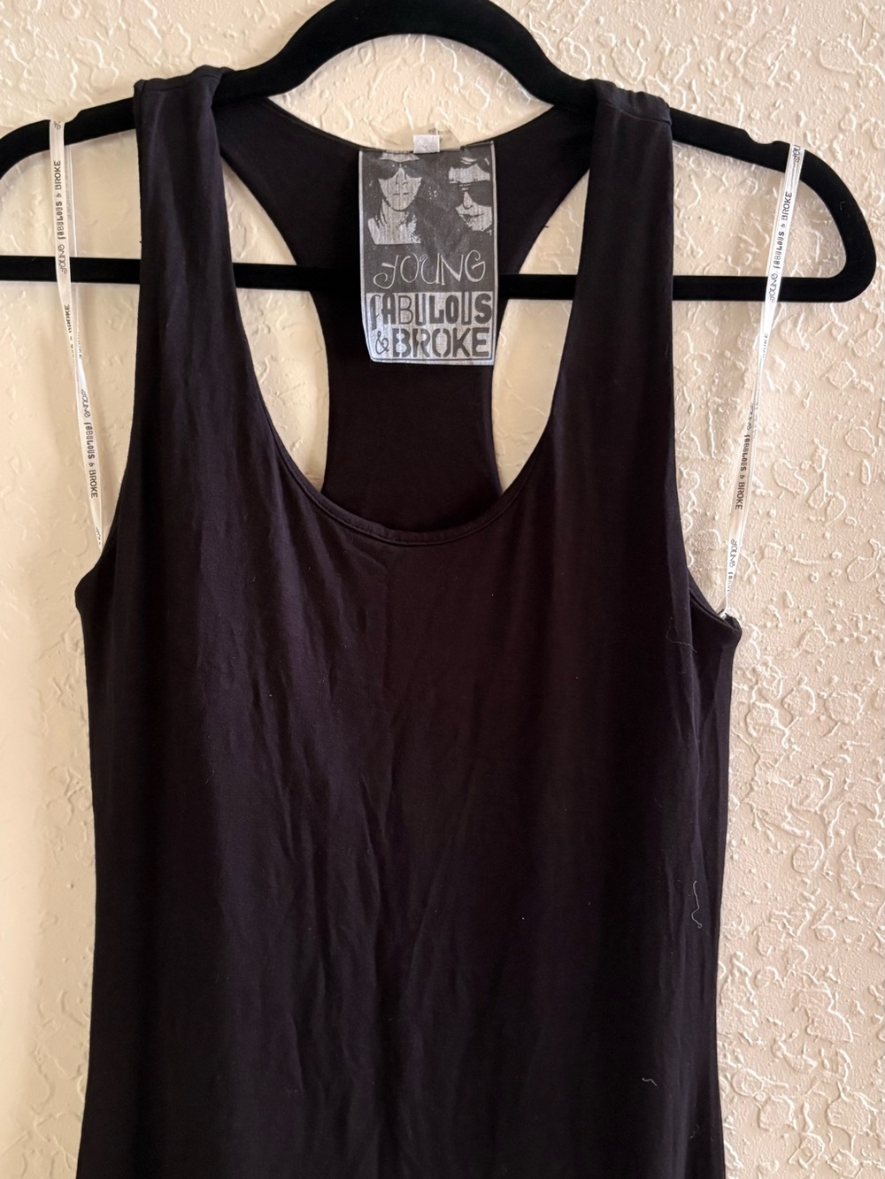 Young Fabulous & Broke Black Racerback black Kaydence dress RN10669 size S